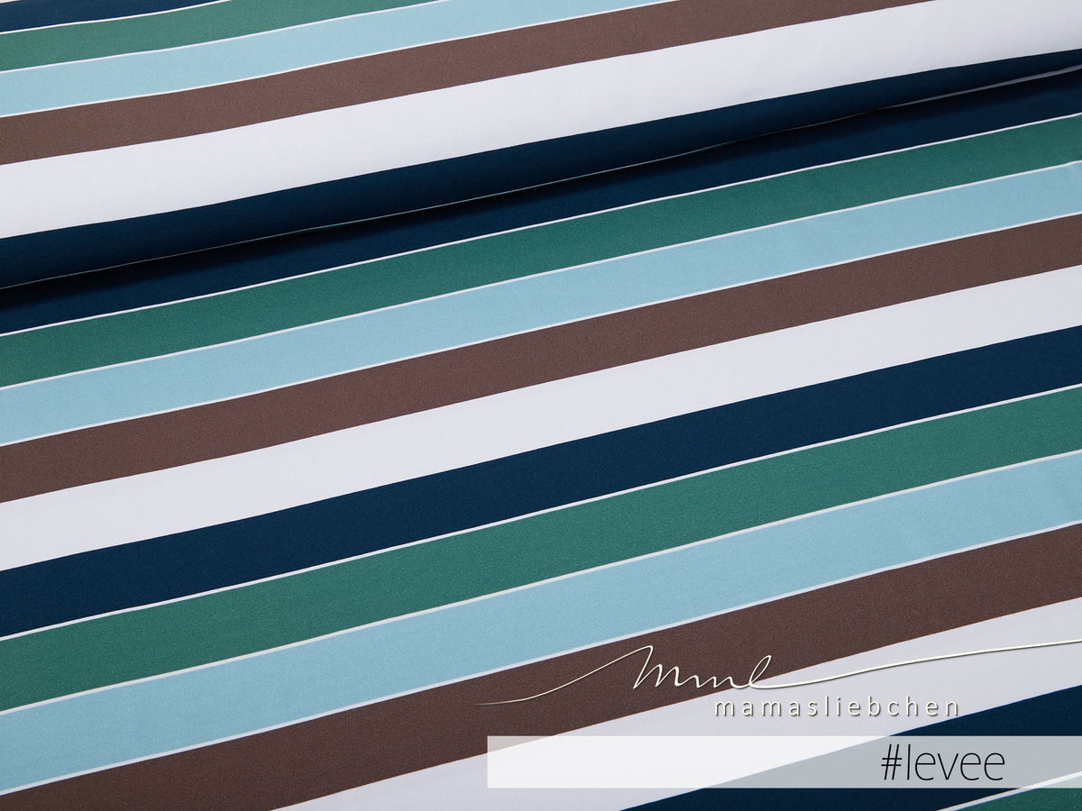 Jersey-Stoff "widestripes #levee" (0,25m)