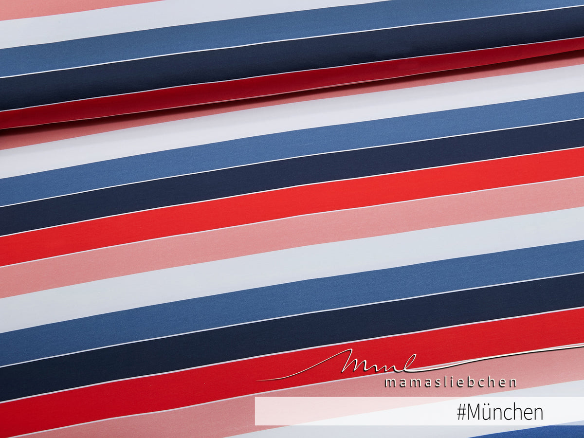 Jersey-Stoff "Widestripes #München" (0,5 m)