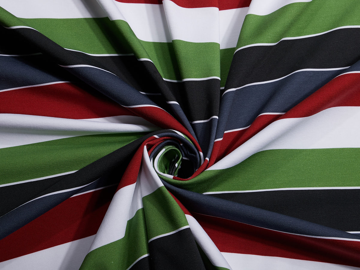 Jersey-Stoff "Widestripes #new fire" (0,25m)