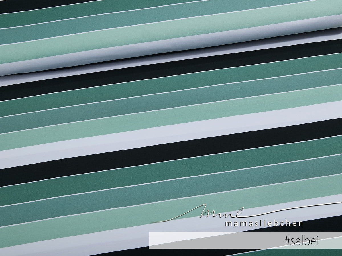 Jersey-Stoff "Widestripes #salbei" (0,25 m)