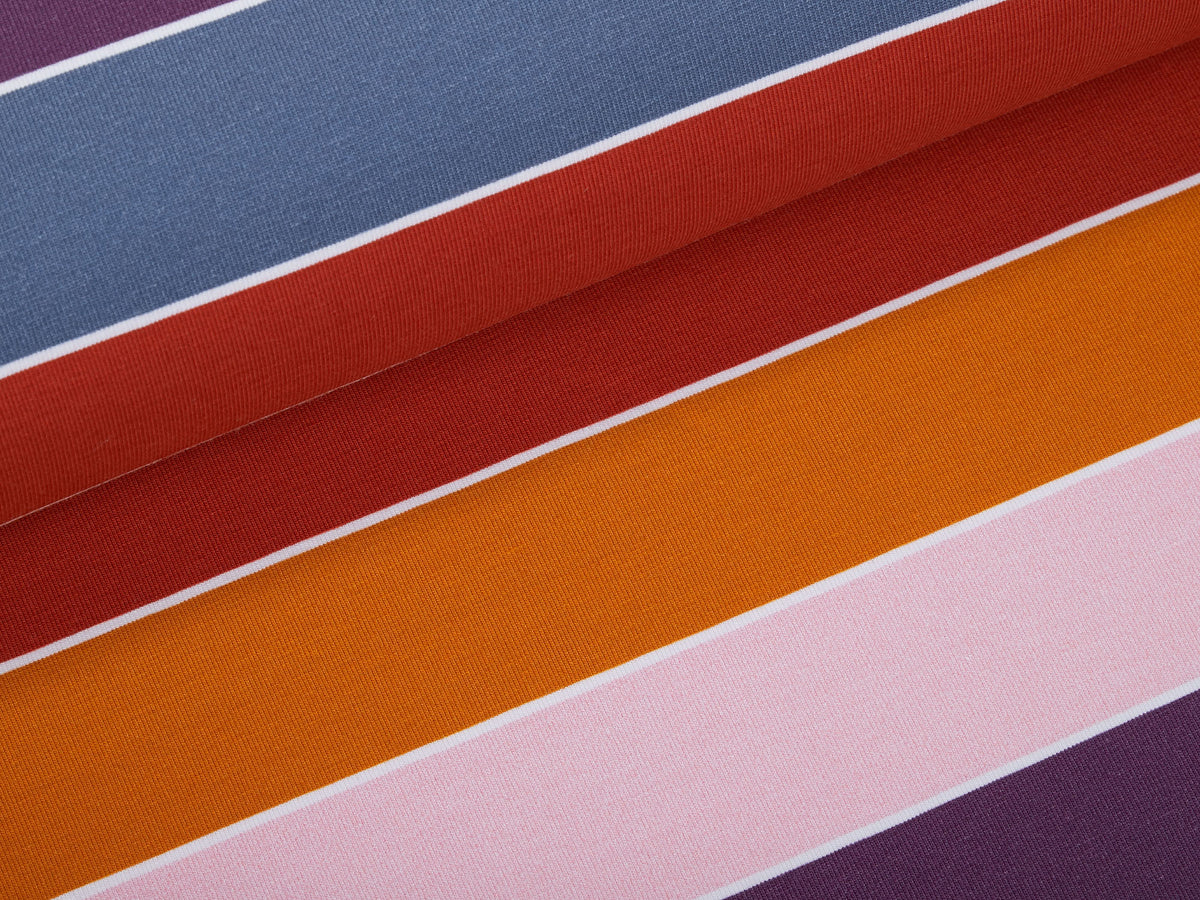Jersey-Stoff "widestripes #weekend" (0,25m)