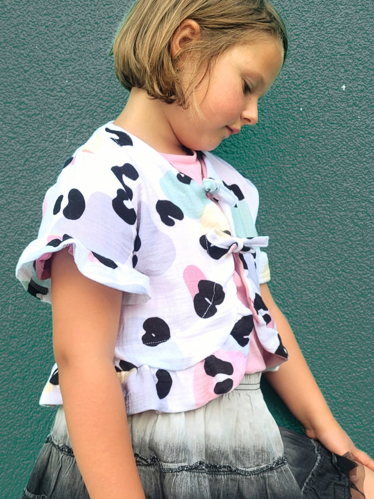 SoftTouch Sommer-Sweat Stoff "Party animals #summer" (0,25m)