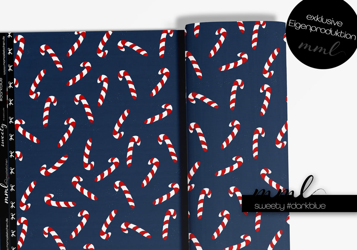 SoftTouch Sweat-Stoff "Sweety #darkblue" (0,25m)