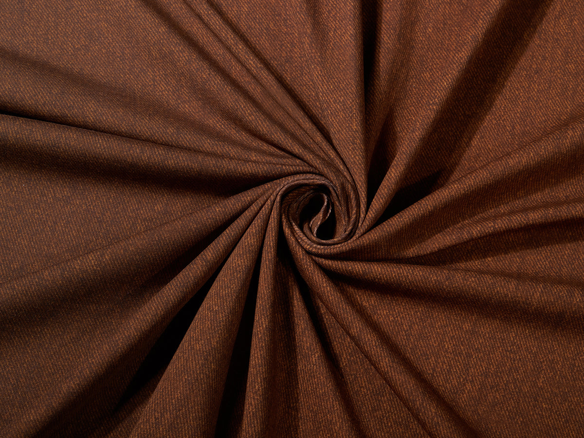 Sommer-Sweat-Stoff "Basic Jeans Flow #rust" (0,25m)