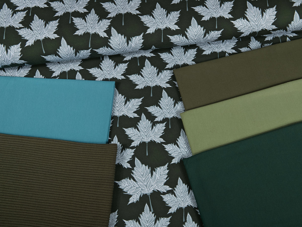Sommer-Sweat-Stoff "cosy #forest" (0,25m)