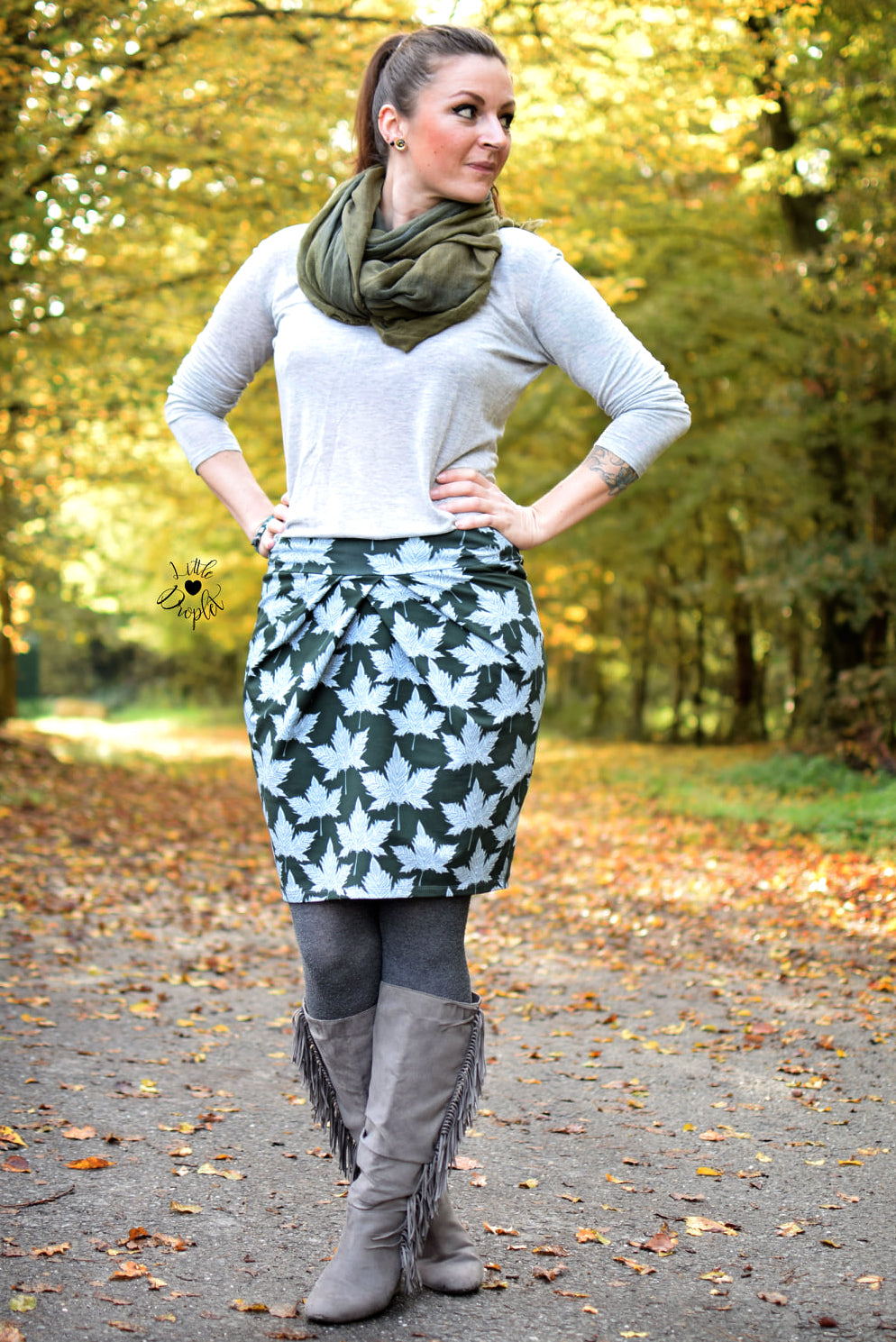 Sommer-Sweat-Stoff "cosy #forest" (0,25m)
