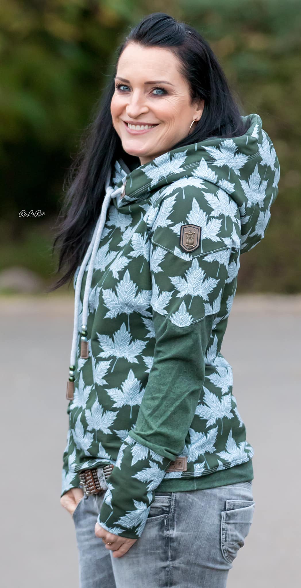 Sommer-Sweat-Stoff "cosy #forest" (0,25m)