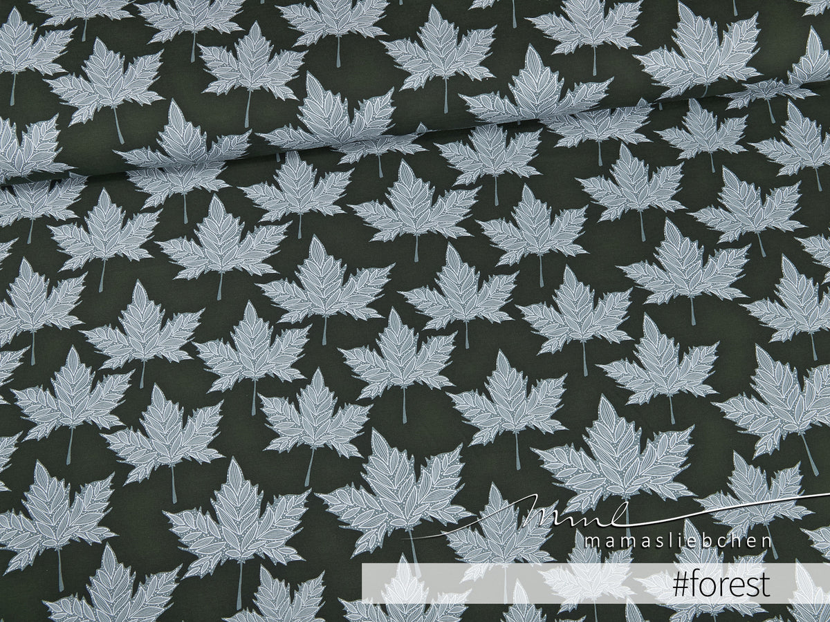 Sommer-Sweat-Stoff "cosy #forest" (0,25m)