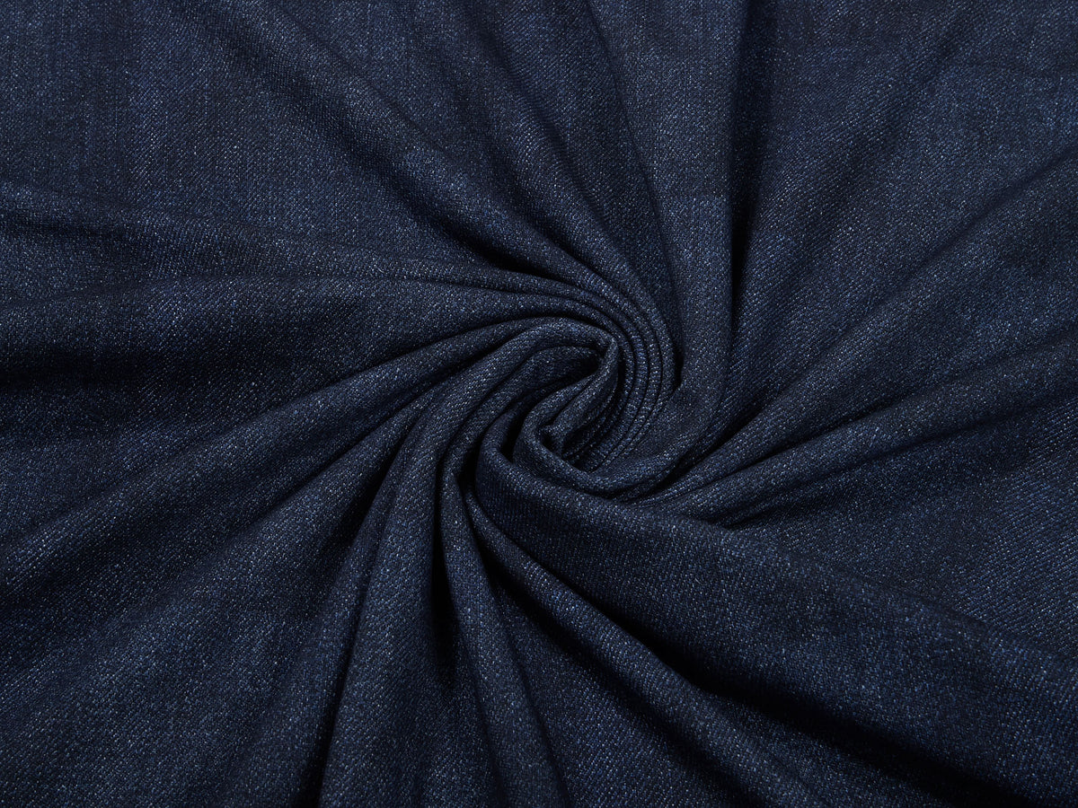 Sommer-Sweat-Stoff "jeans #darkblue" (0,25m)