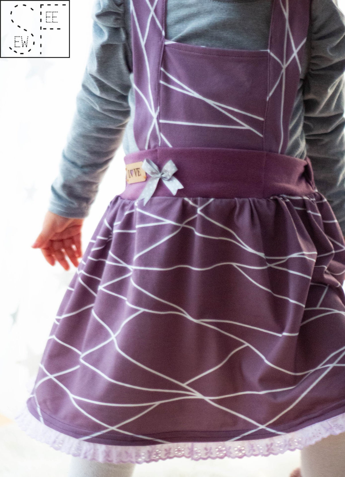 Sommer-Sweat-Stoff "Kombi- shapelines #aubergine" (0,25m)