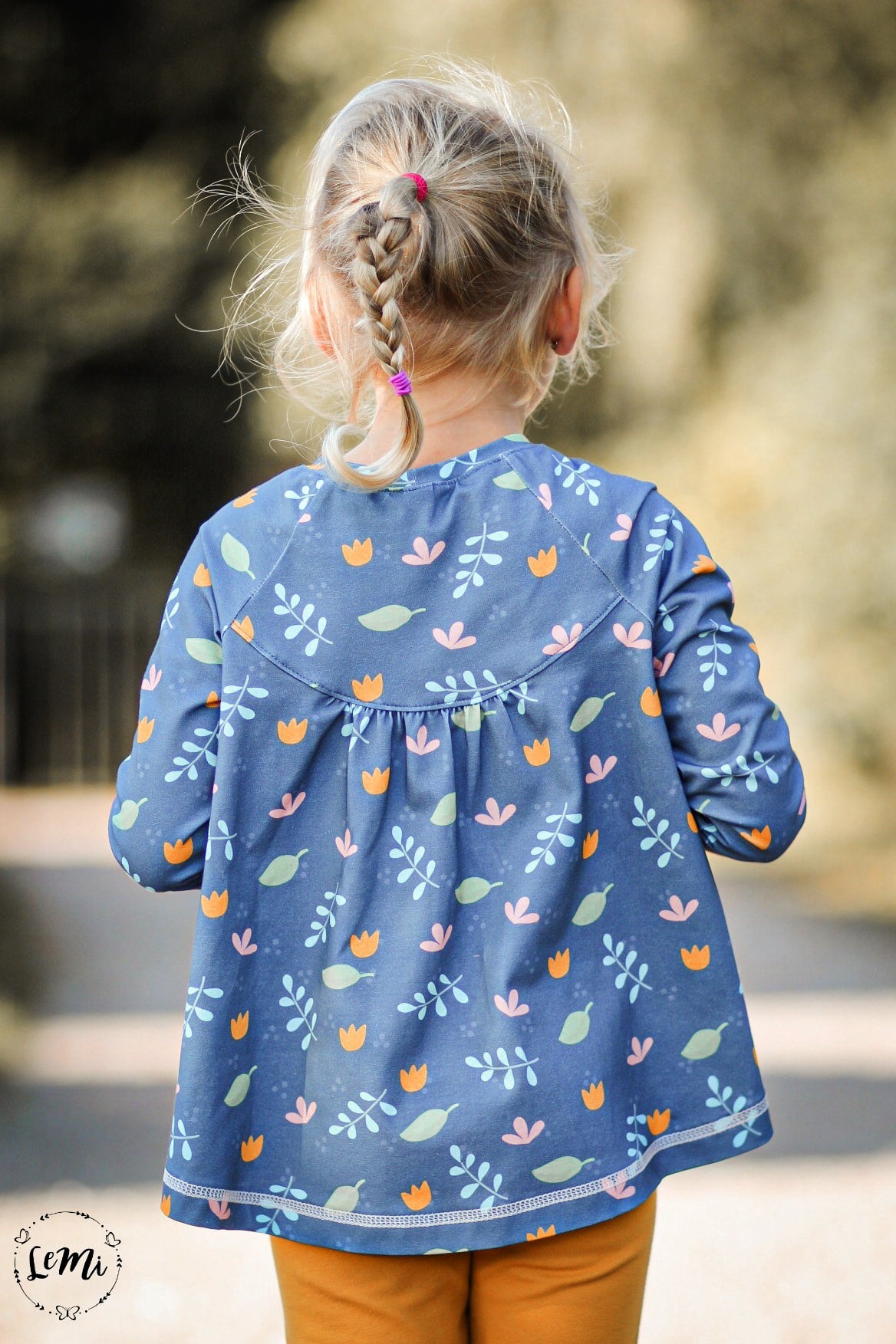 Sommer-Sweat-Stoff "ma petite fleur #smoky" (0,5m)