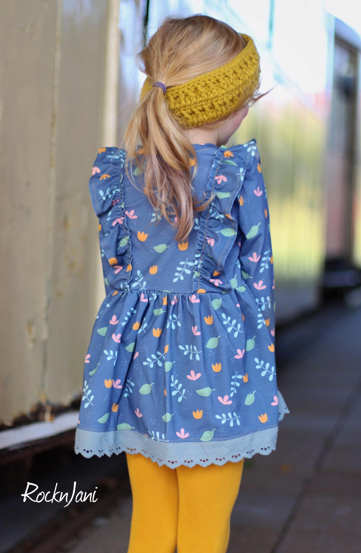 Sommer-Sweat-Stoff "ma petite fleur #smoky" (0,5m)