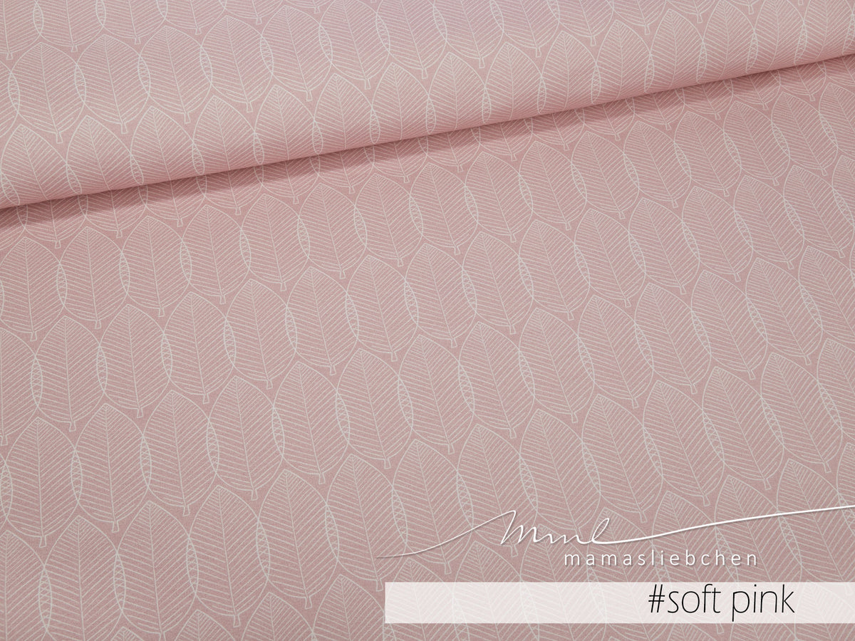 Sommer-Sweat-Stoff "mellows #soft pink" (0,25m)