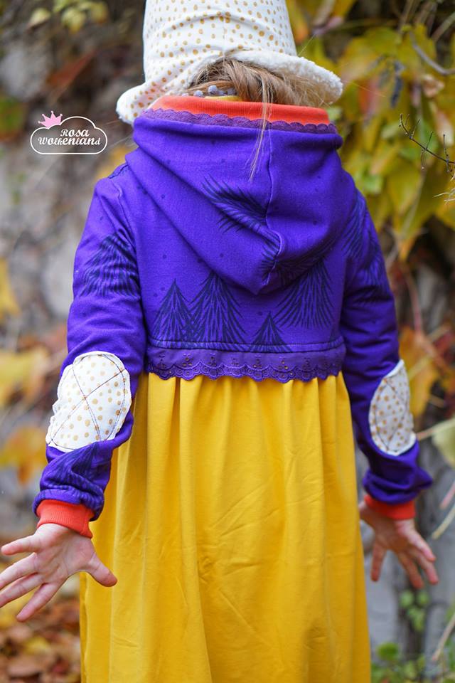 Sommer-Sweat-Stoff " snow flurry #violet" (0,25 Meter)