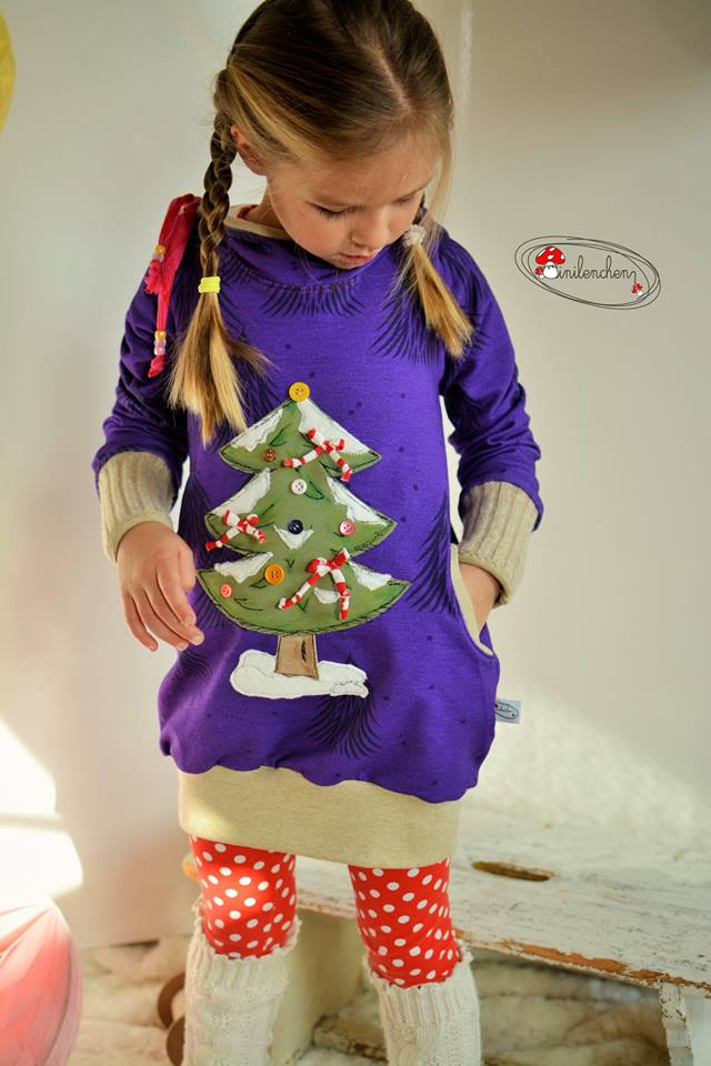 Sommer-Sweat-Stoff " snow flurry #violet" (0,25 Meter)
