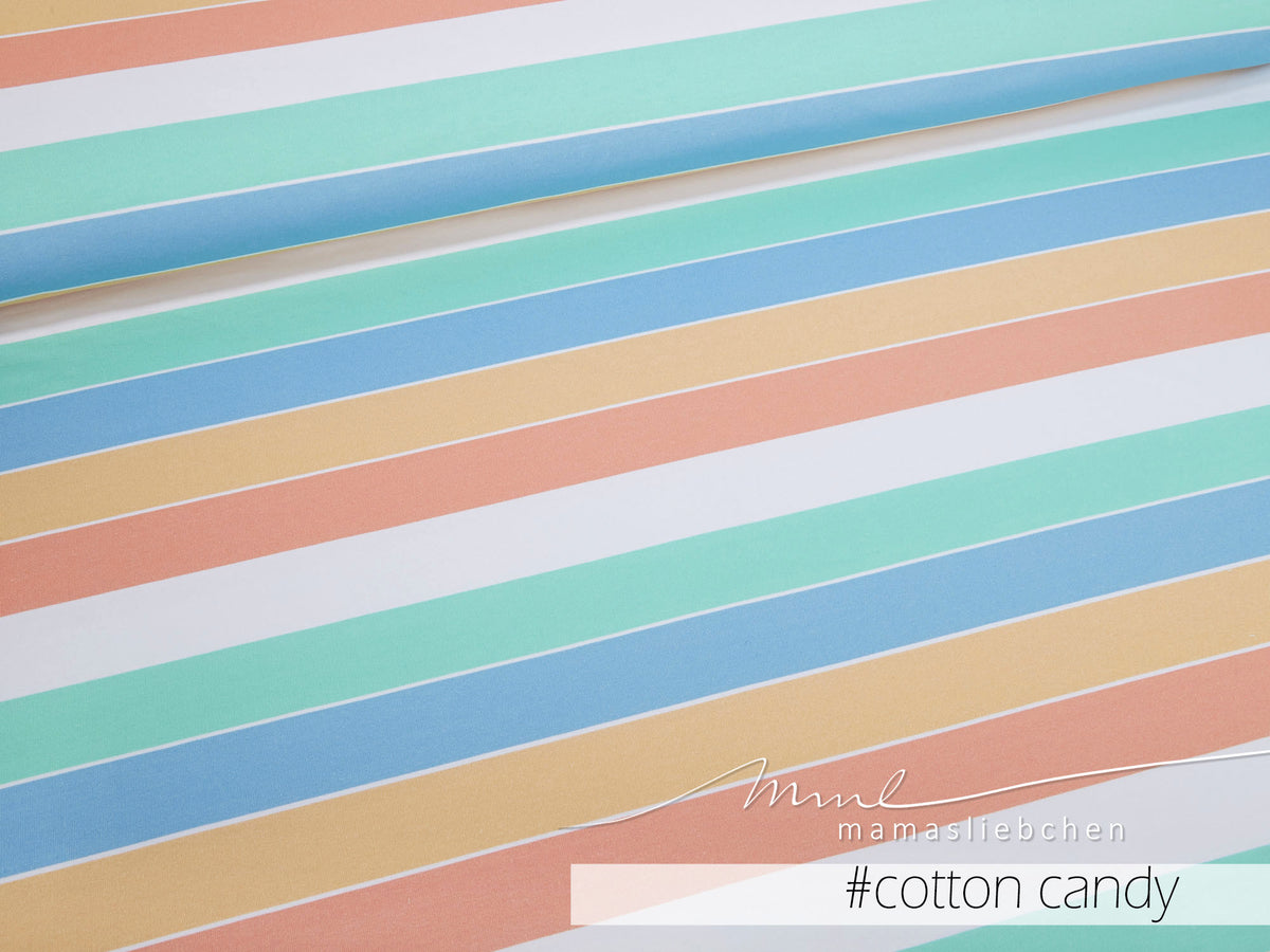 Sommer-Sweat-Stoff "widestripes #cotton candy" (0,25m)