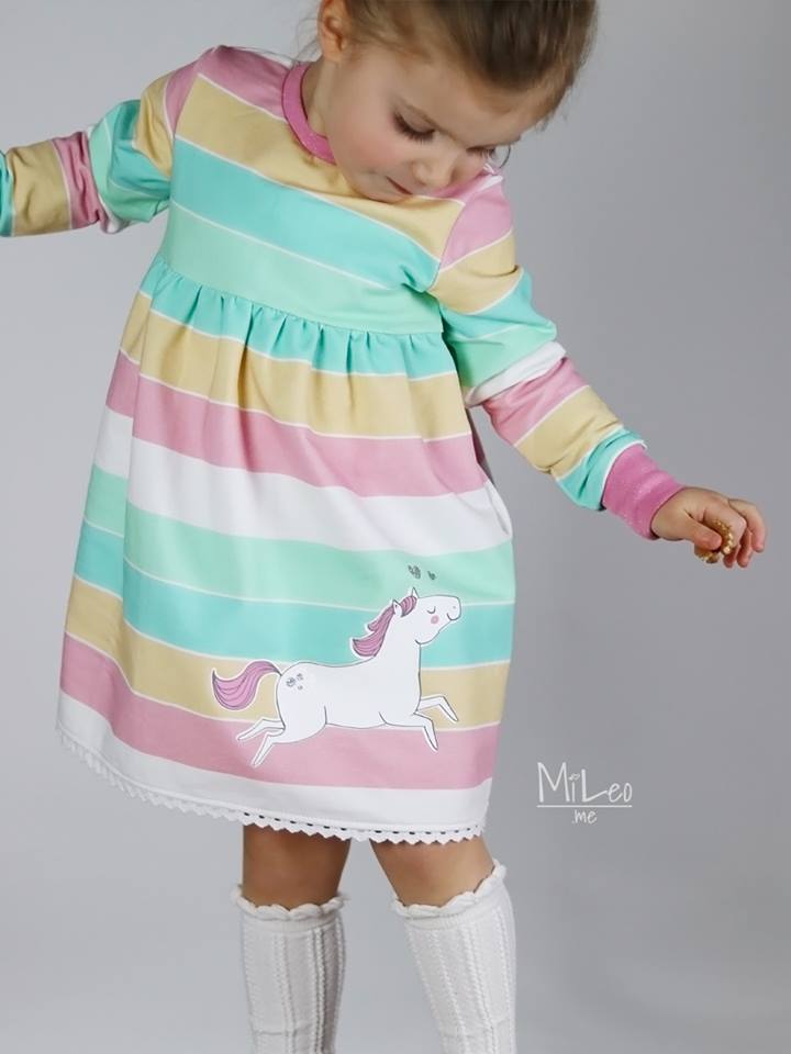 Sommer-Sweat-Stoff "widestripes #cotton candy girl" (0,25m)