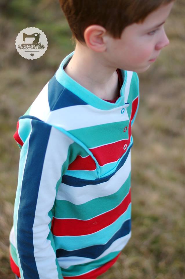 Sommer-Sweat-Stoff "widestripes #ilove summer" (0,25m)