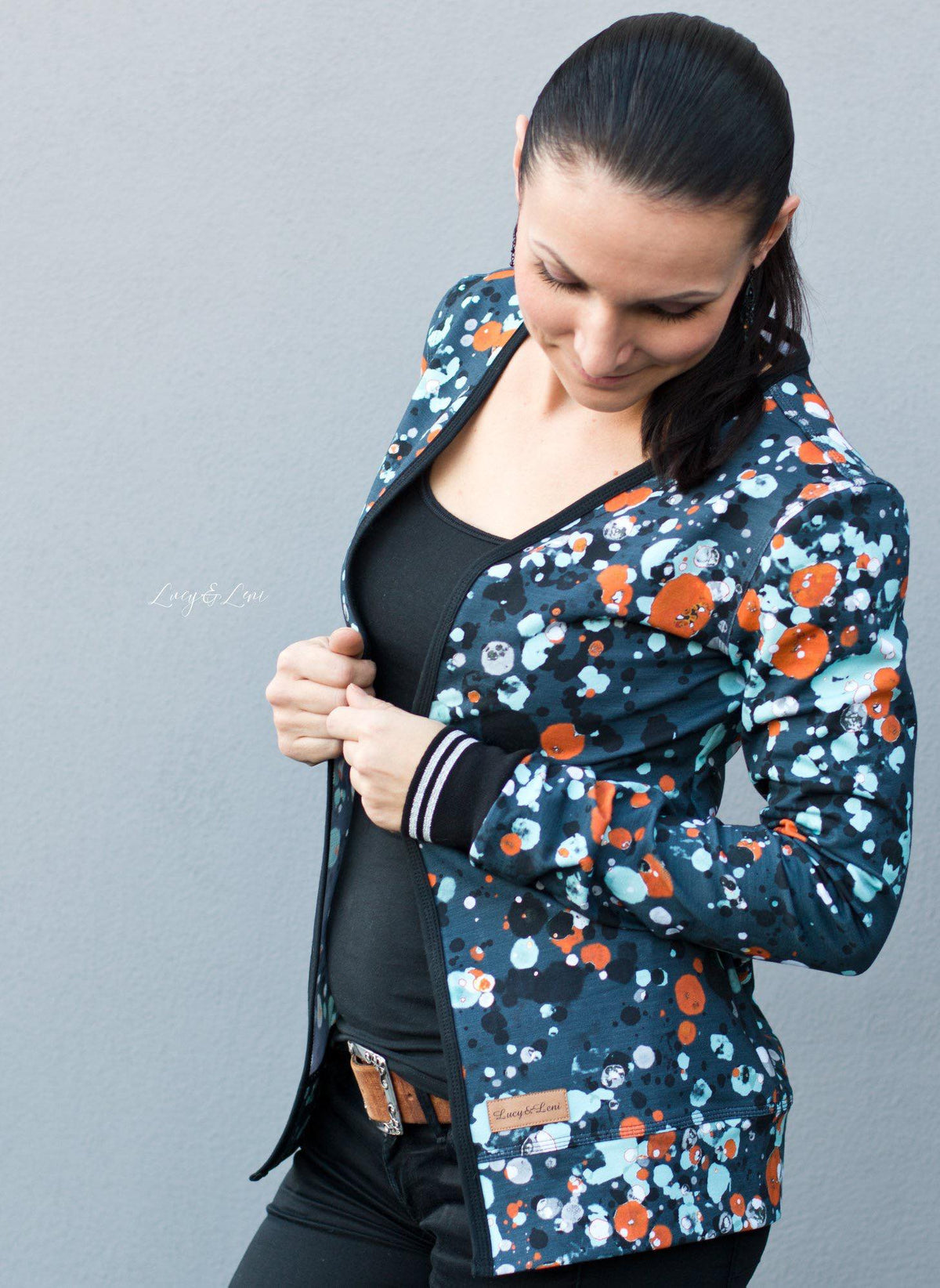 Sommer-Sweat-Stoff "wild&free #party" (0,25m)