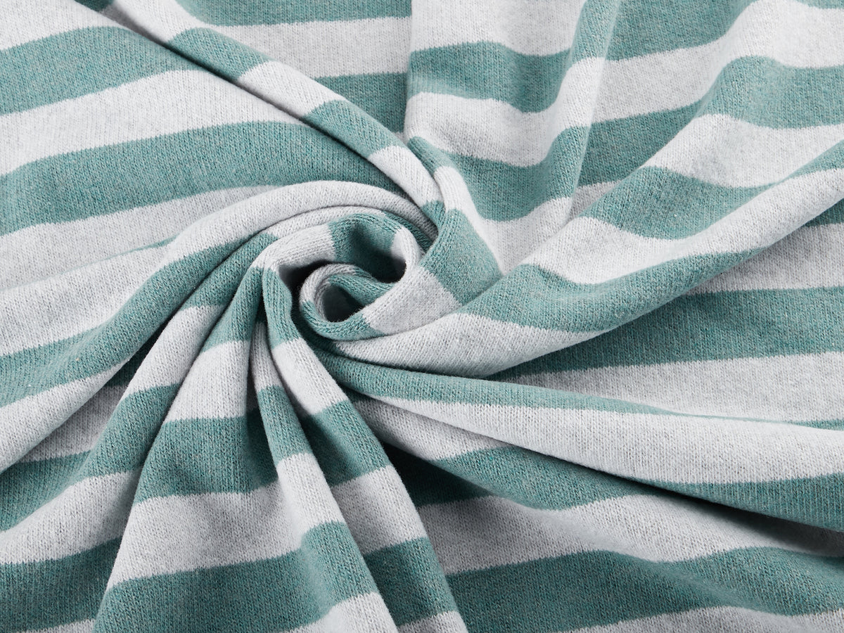 Strick-Stoff "nobile #gray-teal" (0,25 m)