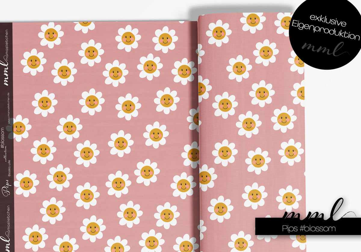 Jersey-Stoff "Pips collection #blossom" (0,25m)