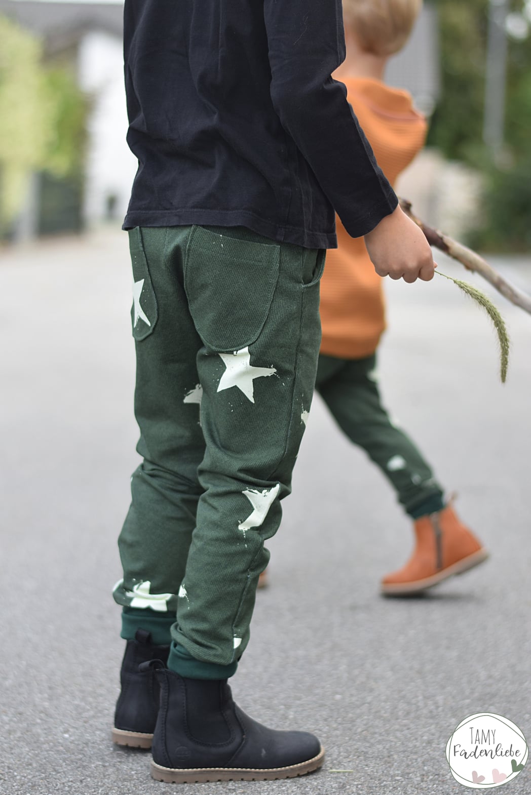 Bio-Sommer-Sweat-Stoff "Sternenregen #green light" (0,25m)