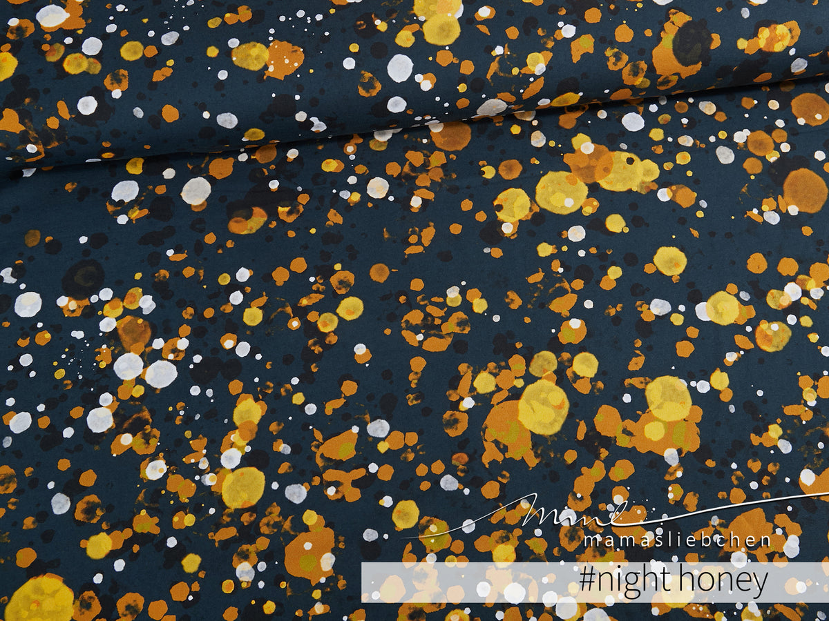 Jersey-Stoff "wild & free 2020 #night honey" (0,25m)