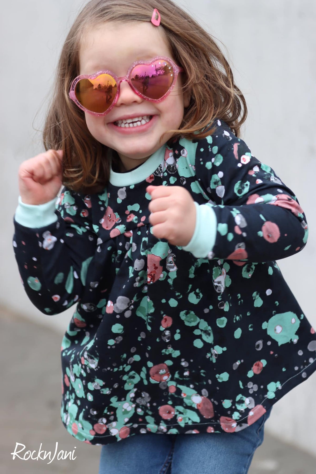 Jersey-Stoff "wild & free 2020 #rose flash" (0,25m)