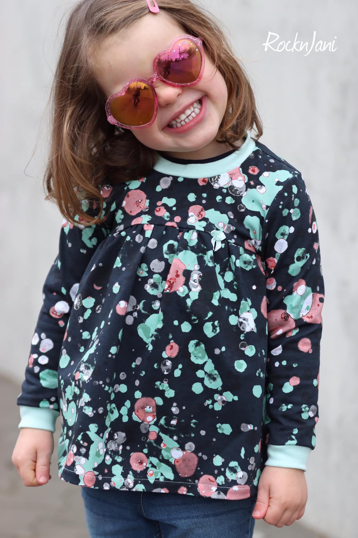 Jersey-Stoff "wild & free 2020 #rose flash" (0,25m)