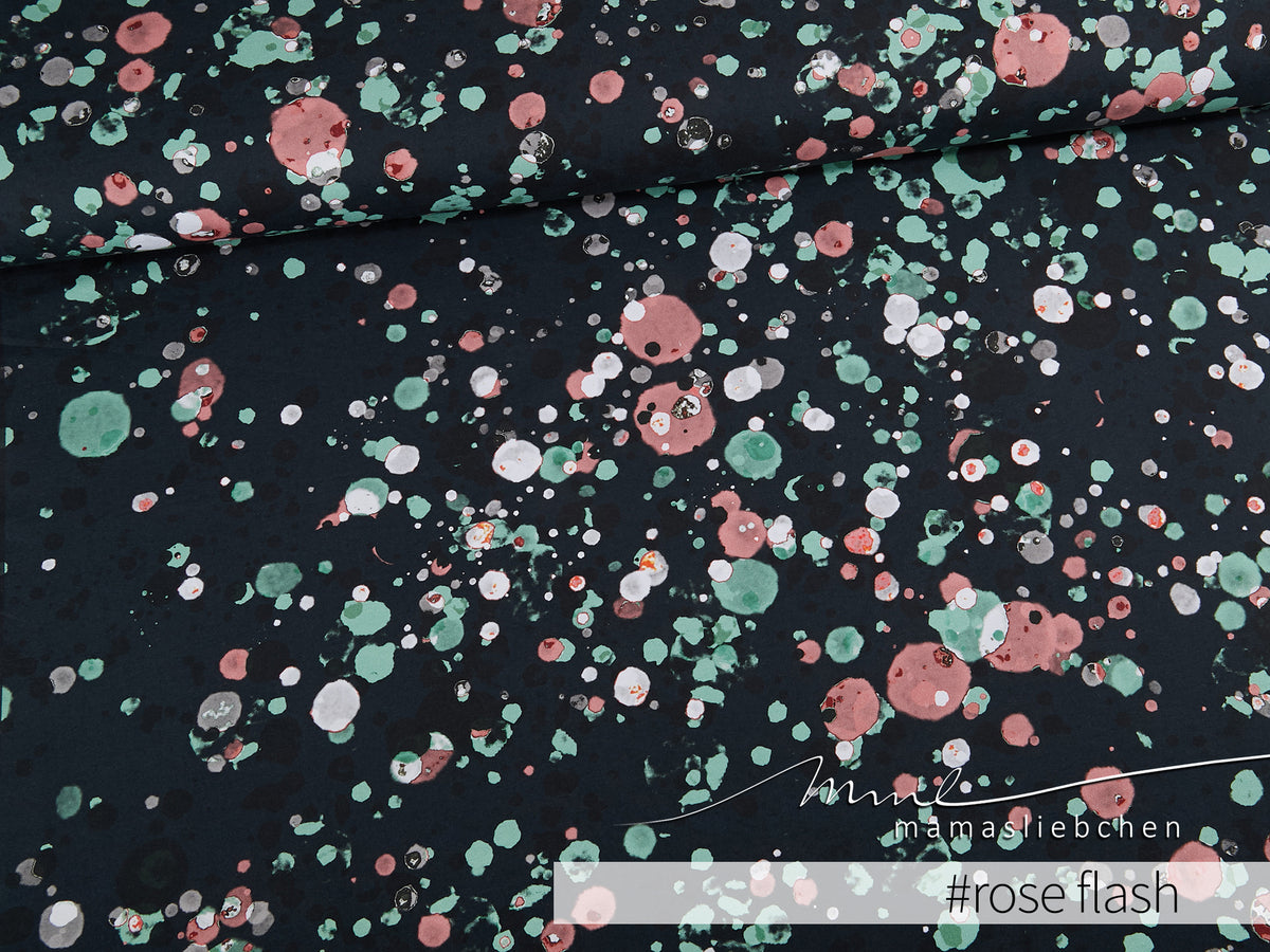 Jersey-Stoff "wild & free 2020 #rose flash" (0,25m)