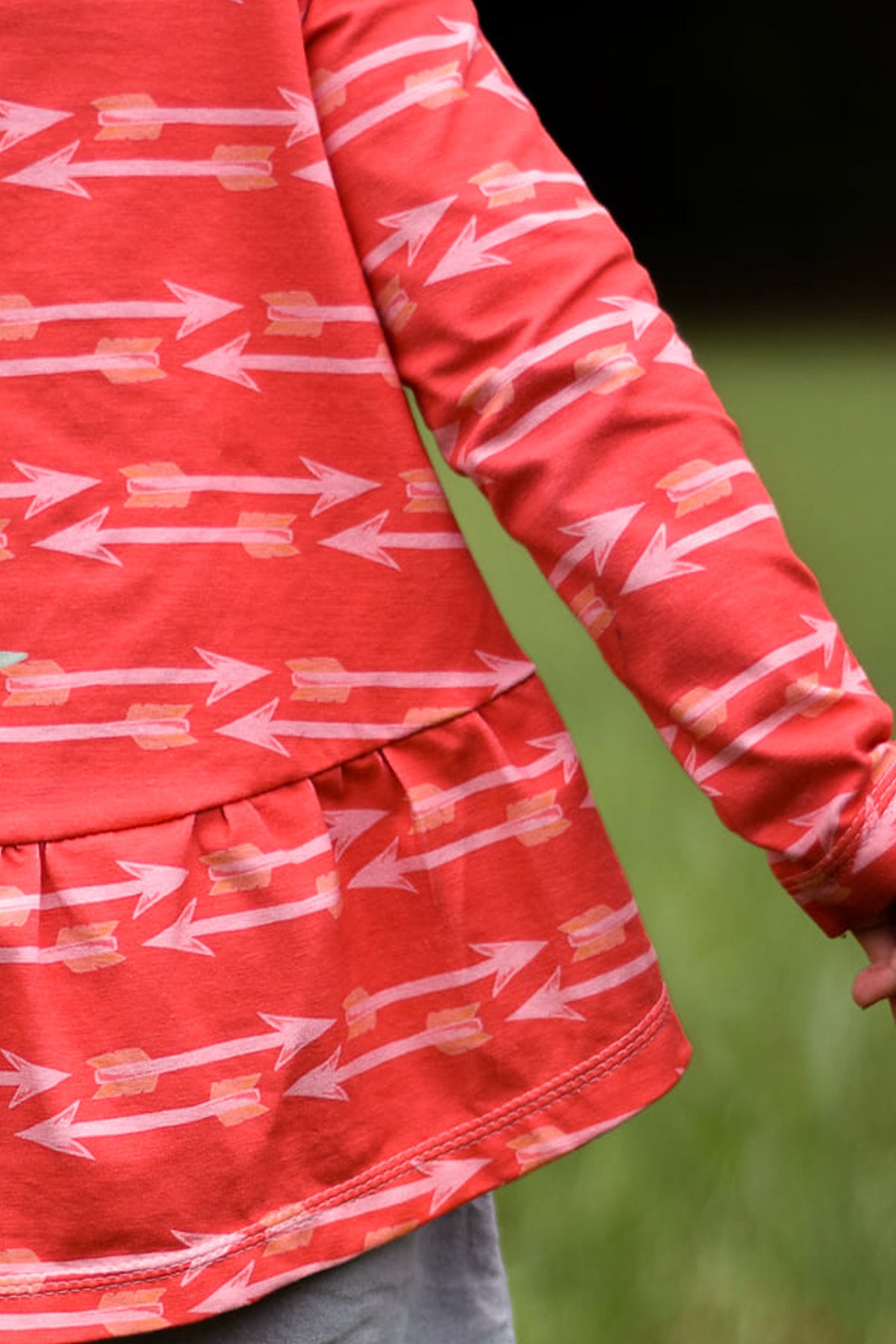 Jersey-Stoff "Arrow #berry" (0,25m)