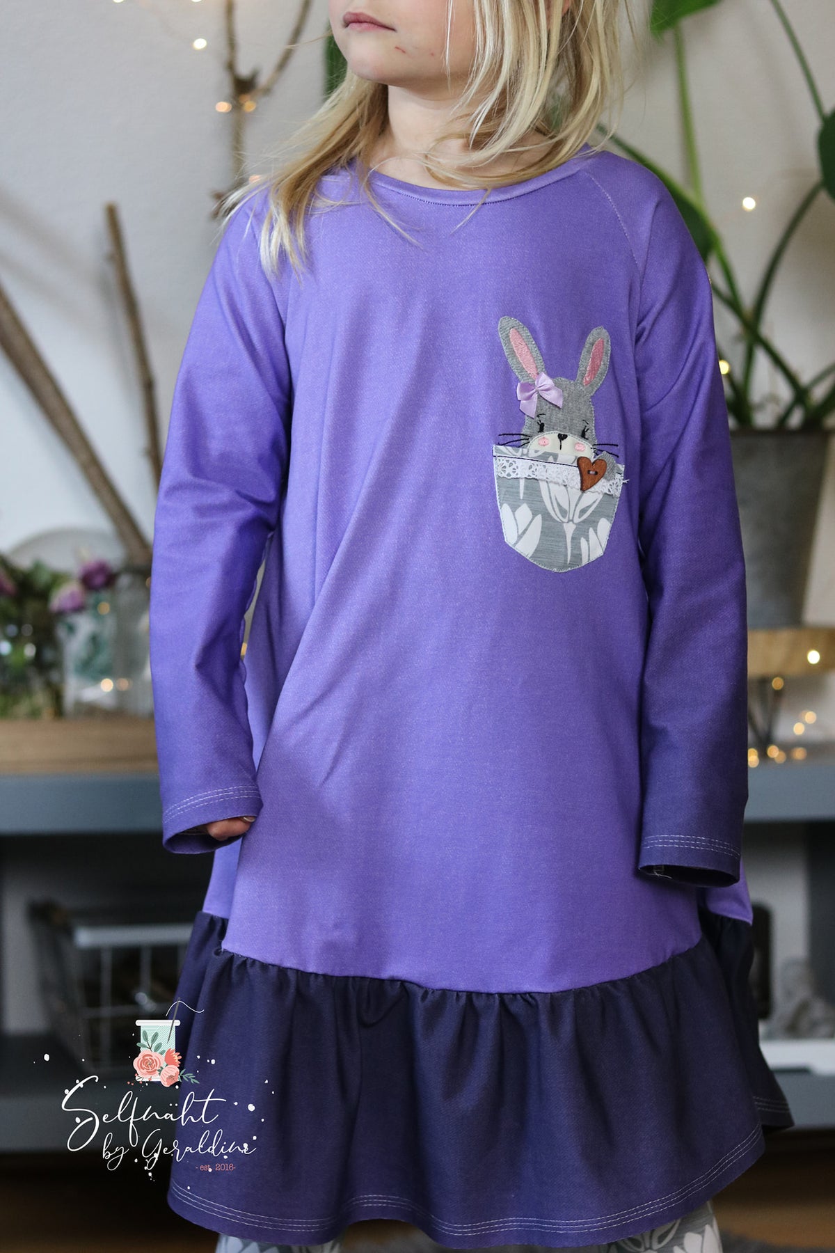 Jersey-Stoff "basic jeans flow #lavender" (0,25m)