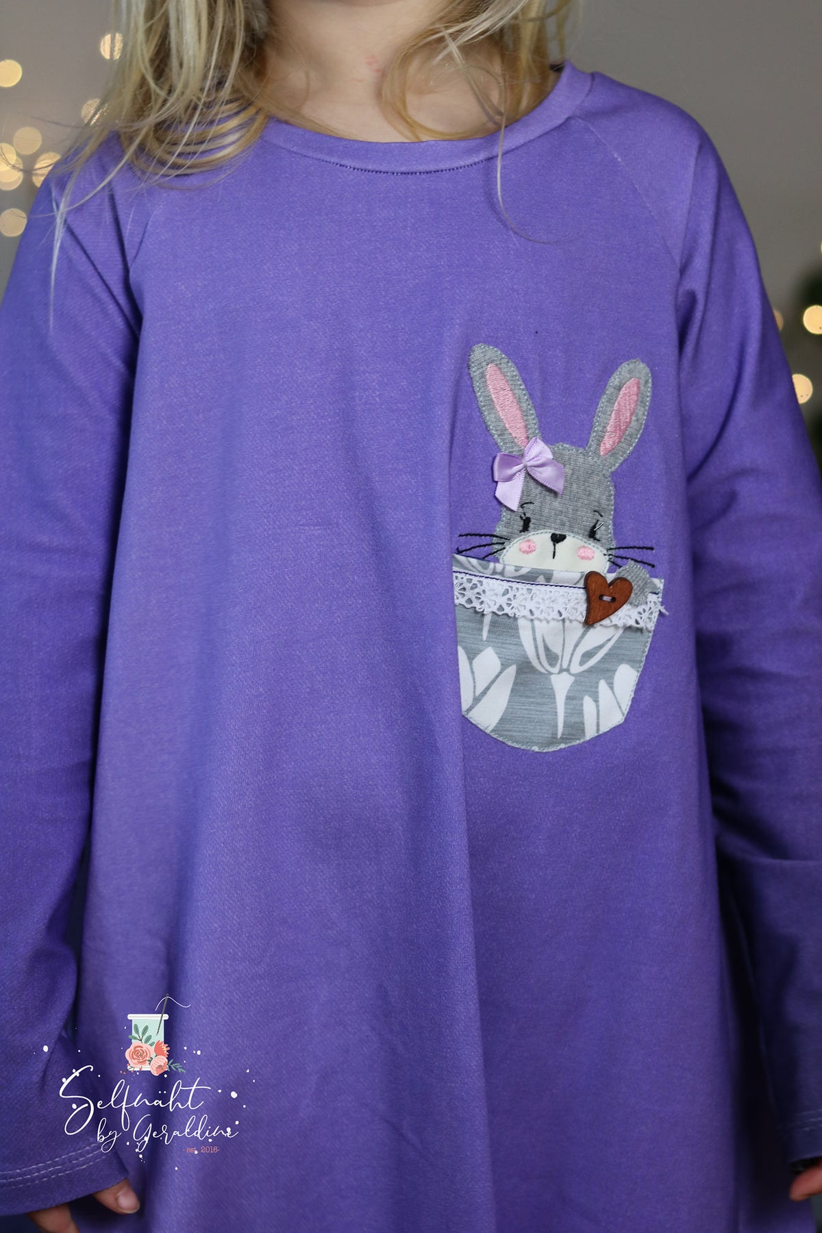 Jersey-Stoff "basic jeans flow #lavender" (0,25m)