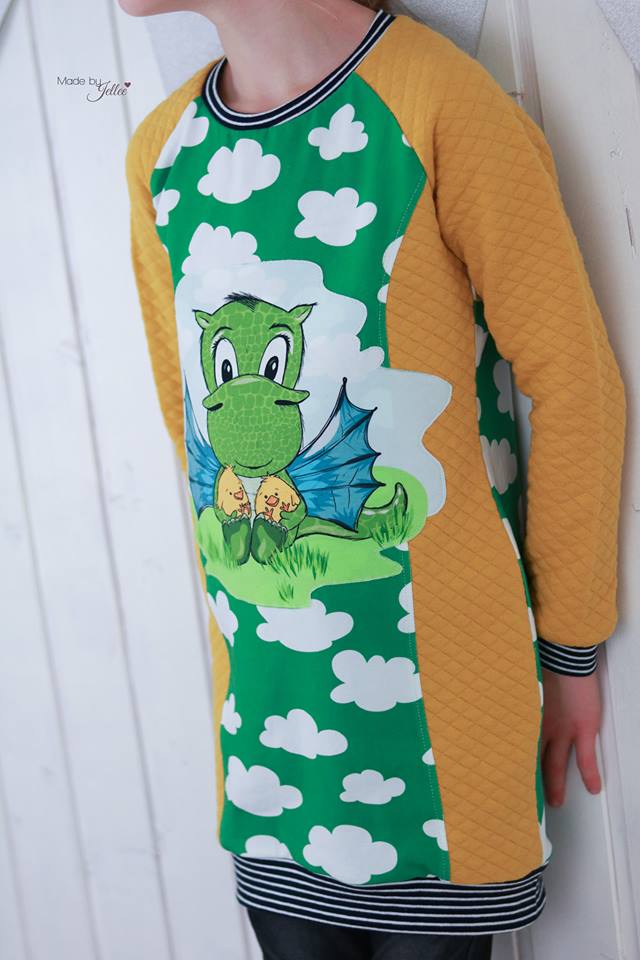Jersey-Stoff "easter arvetti #forest " (ca. 0,6m / 1Panel)