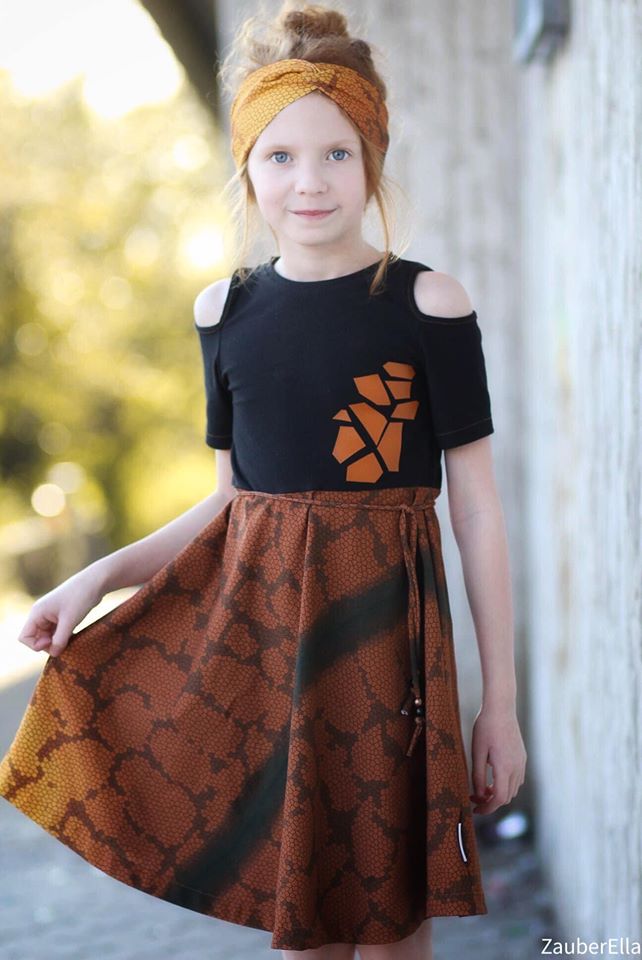 Jersey-Stoff "Hanni Couture #brown" (1Panel/ ca.0,65 m)