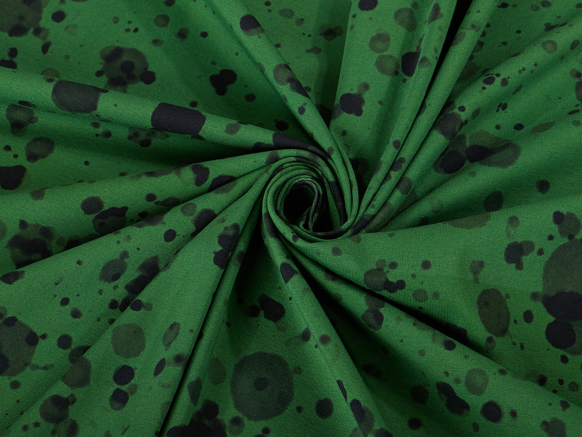 Jersey-Stoff "little spot #green" (0,25m)