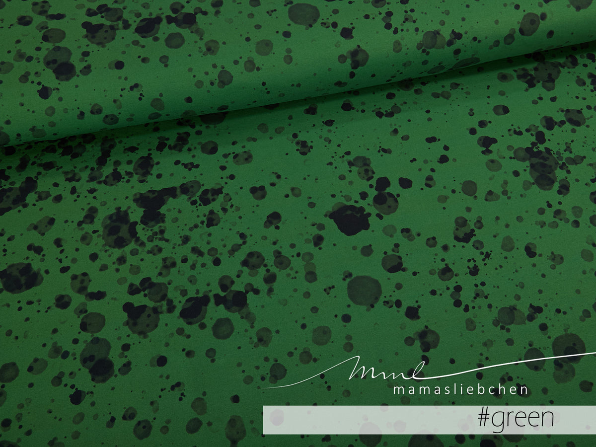 Jersey-Stoff "little spot #green" (0,25m)