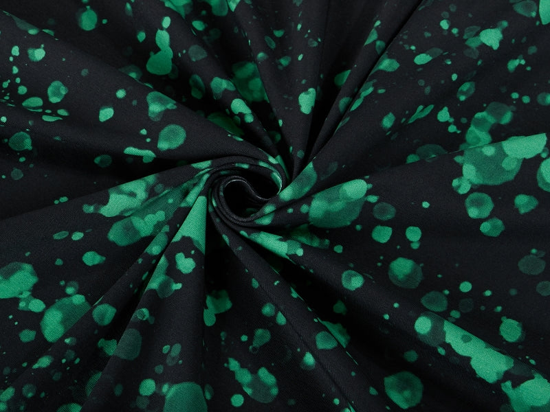 Jersey-Stoff "little spot #neon" (0,25m)