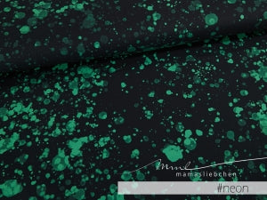 Jersey-Stoff "little spot #neon" (0,25m)