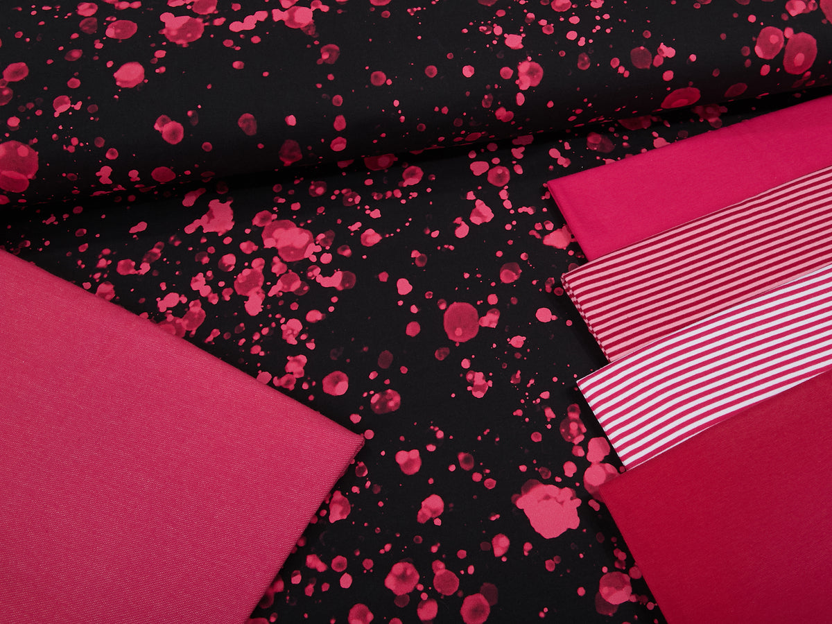 Jersey-Stoff "little spot #pink" (0,25m)