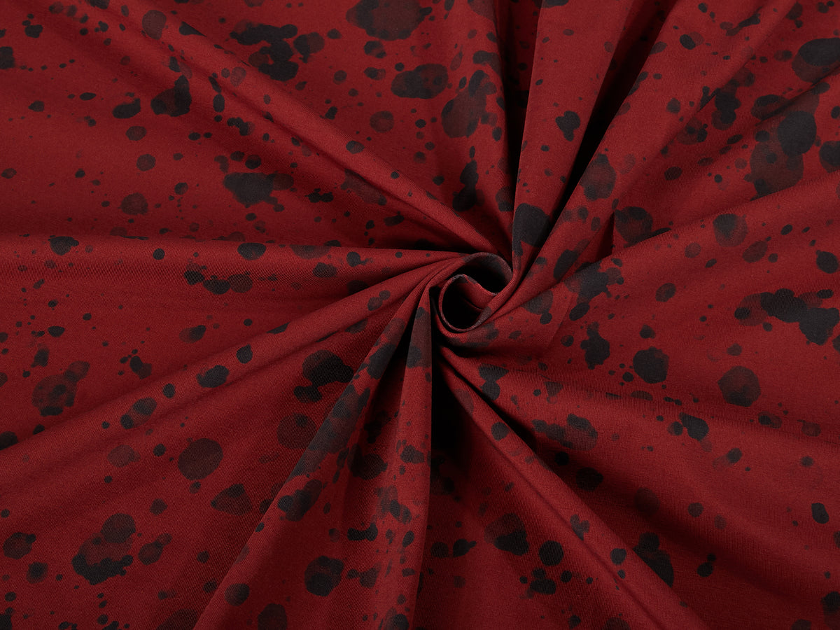 Jersey-Stoff "little spot #red" (0,25m)
