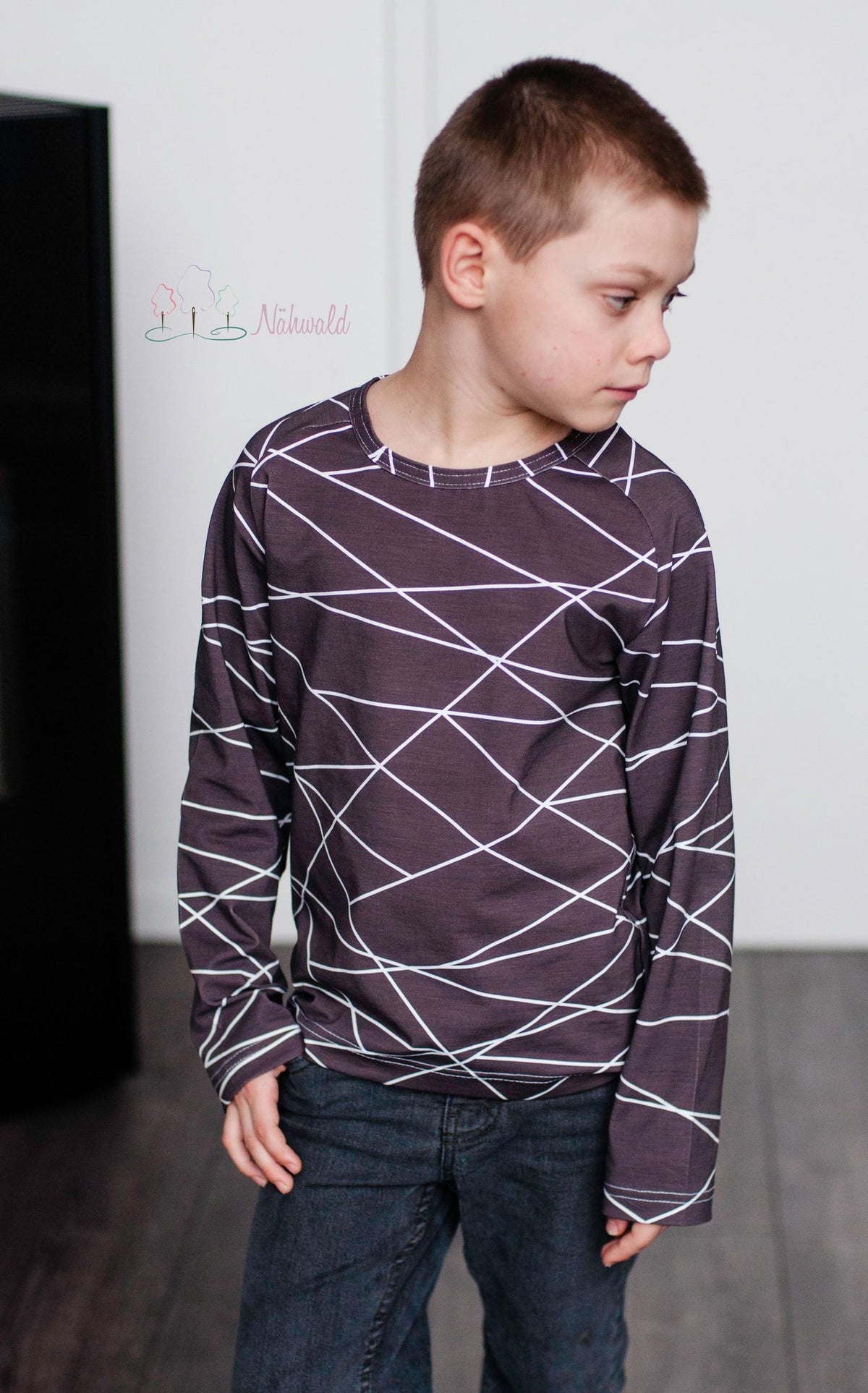 Jersey-Stoff "shapelines Basic #mauve" (0,25m)