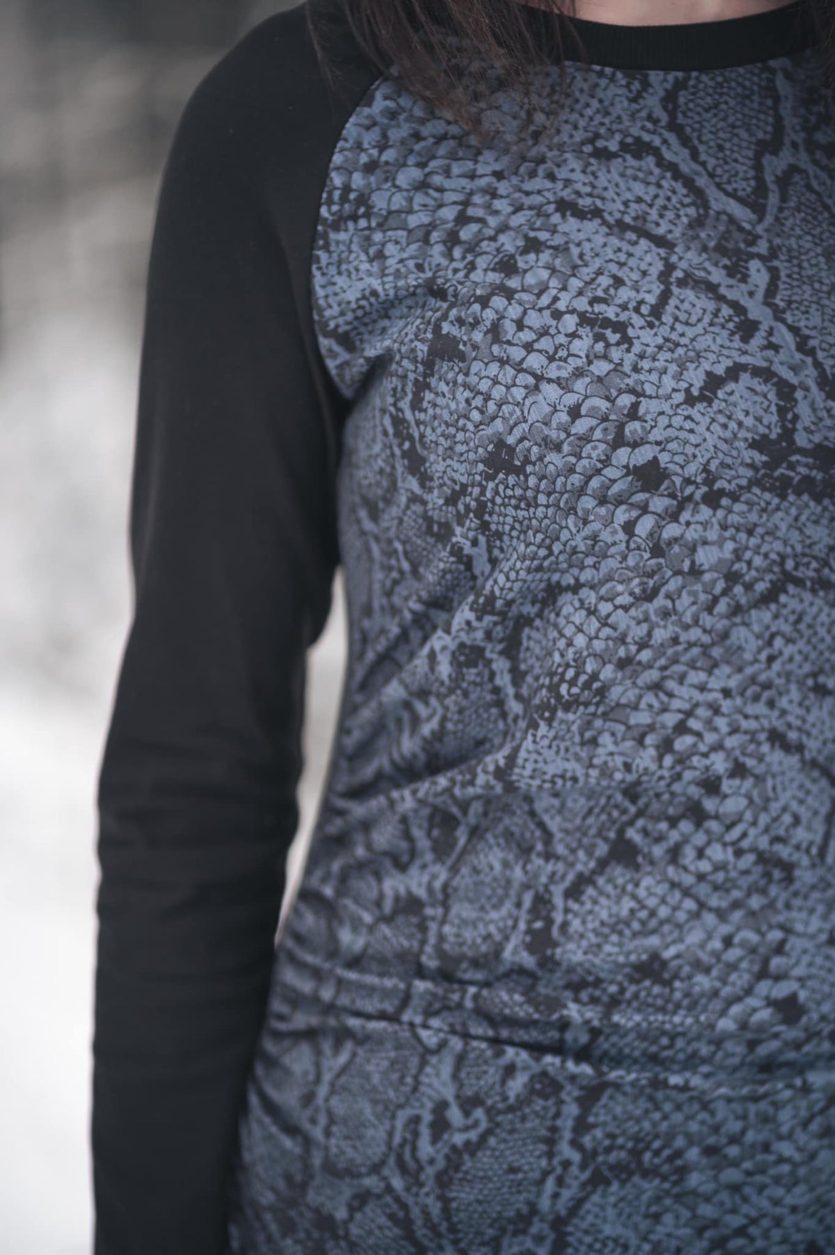 Jersey-Stoff "Snake #sky" (0,25 m)