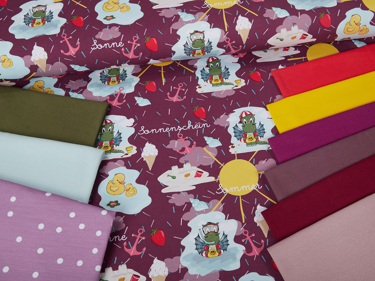 Jersey-Stoff "Sommerliebe Arvetti #violet" (0,25m)