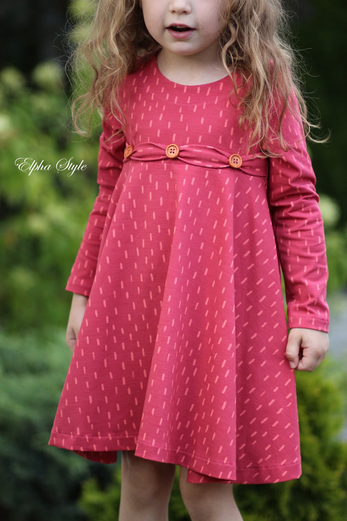 Jersey-Stoff "Spike #autumn rose" (0,25m)