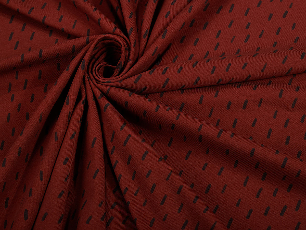 Jersey-Stoff "Spike #rust" (0,25m)
