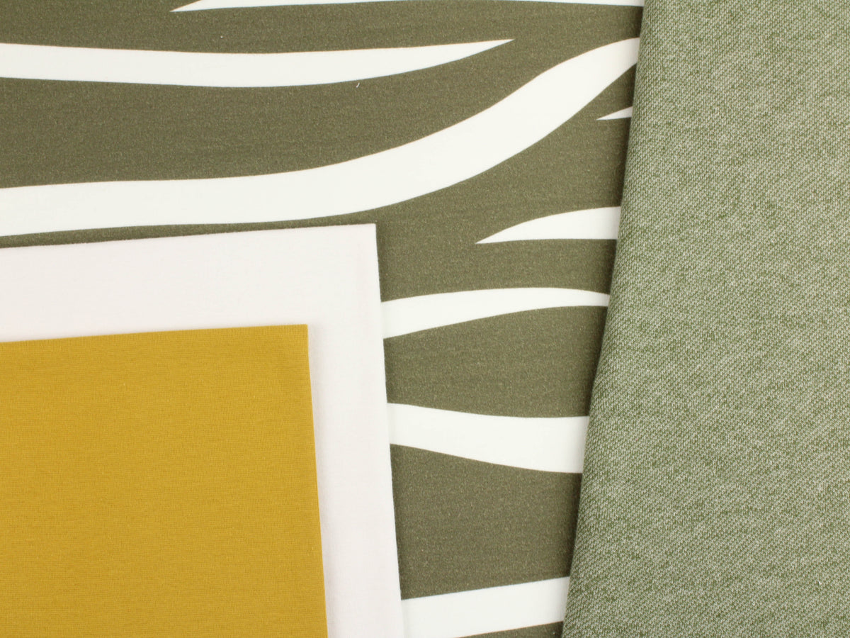 Jersey-Stoff "tigerwaves #taupe" (0,5m)