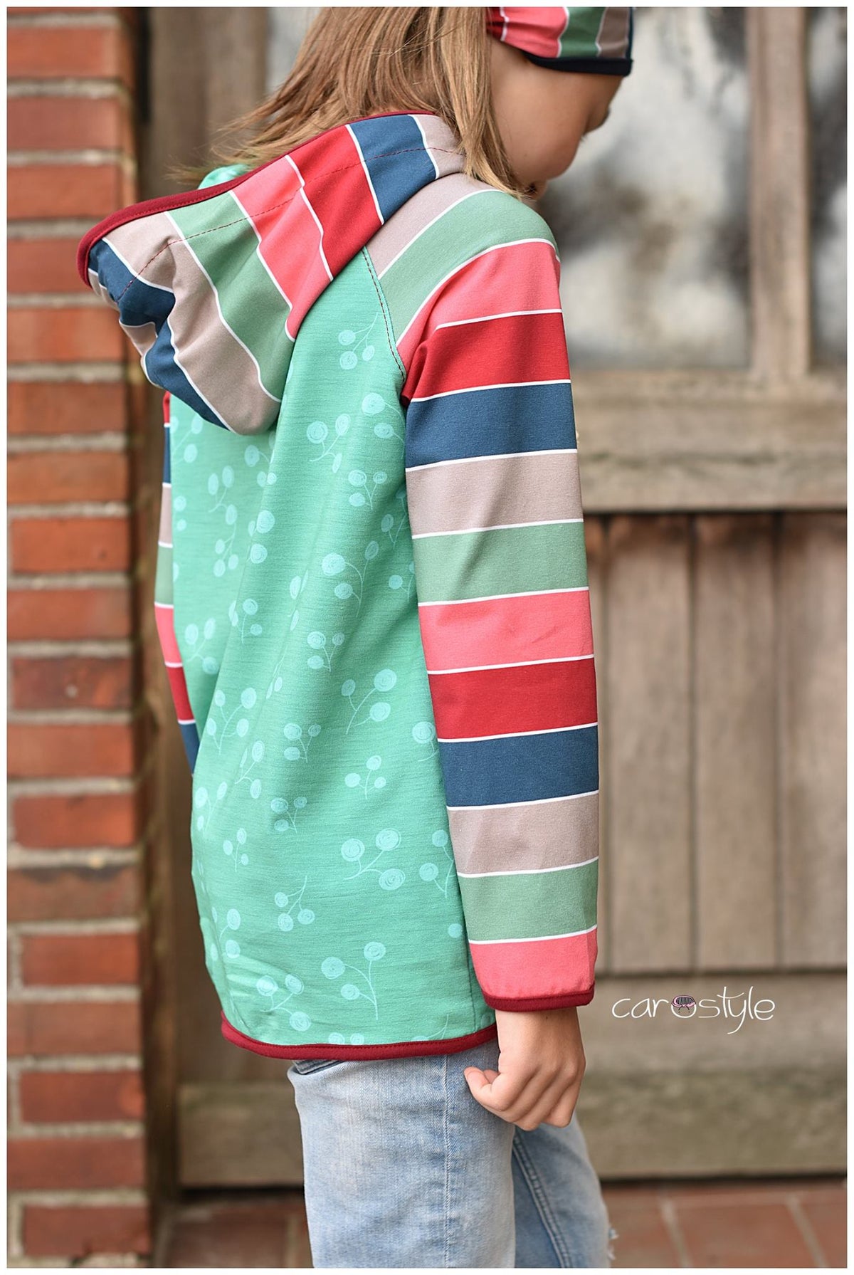 Jersey-Stoff "widestripes #happy" (0,25m)