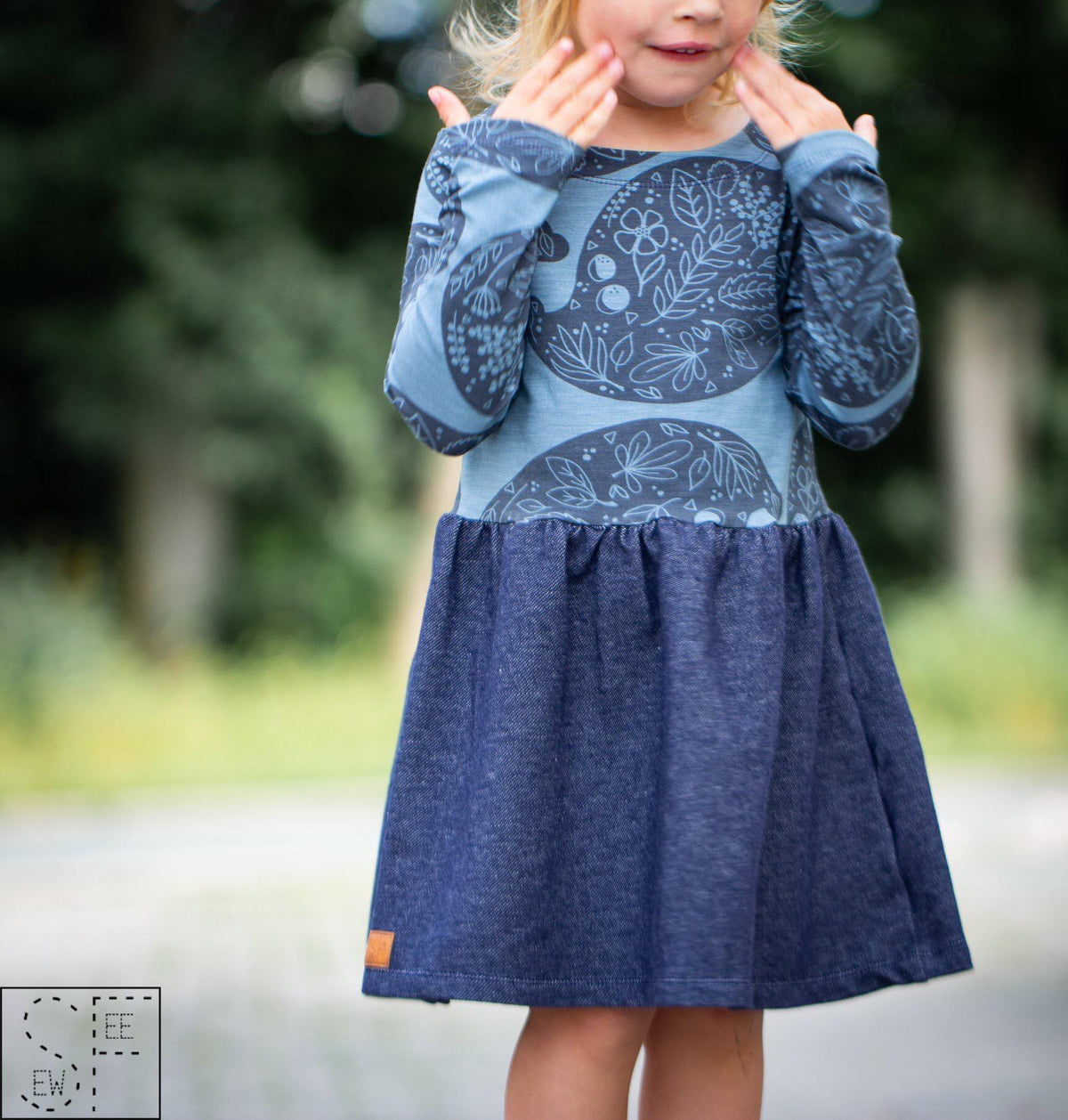 Sommer-Sweat-Stoff "Hedgehog Paisley #smoky" (0,25m)