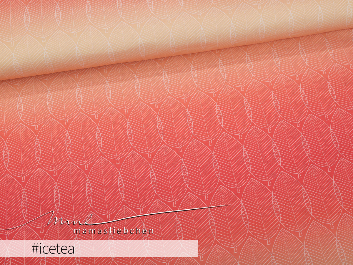 Sommer-Sweat-Stoff "Mellow flow #icetea" (0,5m)